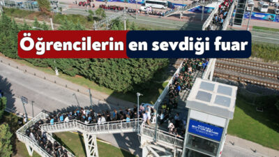 14. Kocaeli Kitap Fuarı bu yıl da öğrencilerle dolup taşıyor.