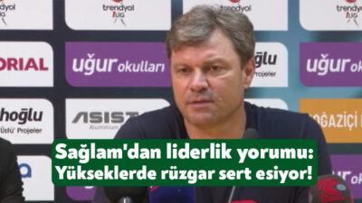 Kocaelispor Teknik Direktörü Ertuğrul Sağlam, İstanbulspor maçının ardından yaptığı açıklamada,
