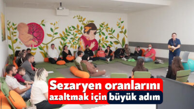 Kocaeli'de sezaryen yerine normal doğumu teşvik etmeyi hedefleyen gebe okulunda