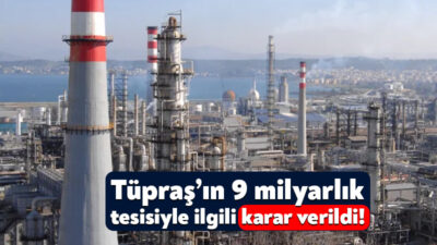 Tüpraş, Körfez’de alkilasyon tesisi inşa edecek. 9 milyara mal olması