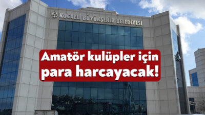 Kocaeli Büyükşehir Belediyesi amatör spor kulüplerine destek olmak için su