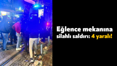 Kocaeli'nin İzmit ilçesinde bulunan Barlar Sokağı'nda bulunan eğlence mekanına silahla
