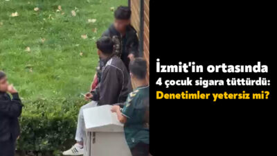 İzmit’te Pişmaniyeciler Meydanı’nın olduğu bölgede yaşları 12-15 arasında olduğu tahmin