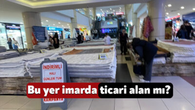 Kocaeli’nin en işlek alışveriş merkezlerinden birisi olan Arastapark’ta bir halı