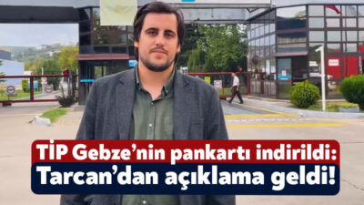 Türkiye İşçi Partisi Kocaeli İl Başkanı Av.Umutcan Tarcan TİP Gebze
