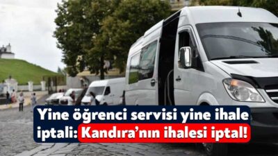 Kocaeli’de sık sık iptal edilen öğrenci servisi ihalesi bir kez
