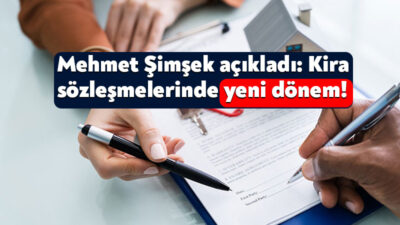 Hazine ve Maliye Bakanı Mehmet Şimşek, kira sözleşmelerinin artık e-devlet