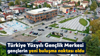 Başiskele'de inşa edilen Türkiye Yüzyılı Gençlik Merkezi, meydanı ve yeni