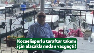 Kocaelispor 2005 yılından beri icra dosyası kapsamında alacaklı olan Yusuf