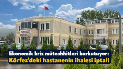Türkiye’de yaşanan ekonomik kriz hastaneleri de vurdu. Müteahhitler yaşanan krizden