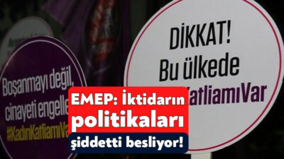 EMEP Kocaeli İl Örgütü son günlerde artan kadın katliamlarıyla ilgili