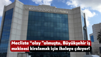 Kocaeli Büyükşehir Belediyesi’nin eylül ayında yapılan meclis toplantısında CHP grubu