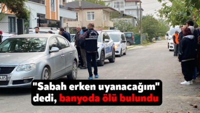 Kocaeli'nin Kartepe ilçesinde 65 yaşındaki Emin Tokdemir, sabaha karşı evinin