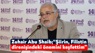 14. Kocaeli Kitap Fuarındaki söyleşiler kapsamında Filistinli Şair ve Yazar