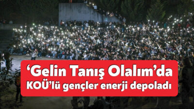 Büyükşehir’in Umuttepe Kampüsü’nde gerçekleştirdiği ‘Gelin Tanış Olalım’ etkinliğinde kaynaşan KOÜ’lü
