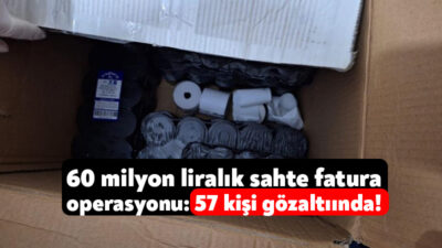 Kocaeli'de polis, sahte fiş ve fatura düzenleyen çeteye operasyon düzenledi.