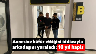 Kocaeli'nin İzmit ilçesinde vefat eden annesine küfür ettiği iddiasıyla arkadaşını