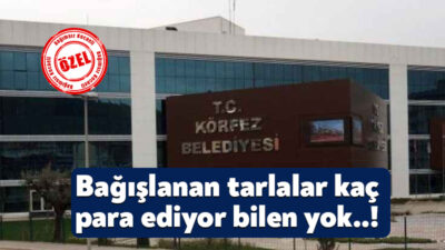 Sayıştay 2023 raporlarında Körfez Belediyesi’ne bağışlanan 21 tarla vasıflı taşınmazla