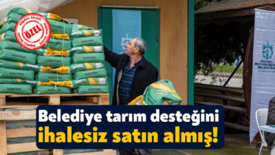 Sayıştay denetçileri Kocaeli Büyükşehir Belediyesi’nin 2023 yılında gerçekleştirdiği tarımsal desteklerde