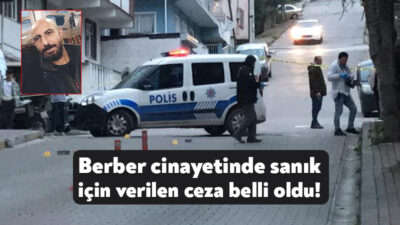 Kocaeli'nin Derince ilçesinde berberi tabanca ile 5 kez sırtından ateş