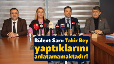 Cumhuriyet Halk Partisi Kocaeli İl Başkanı Bülent Sarı partinin il