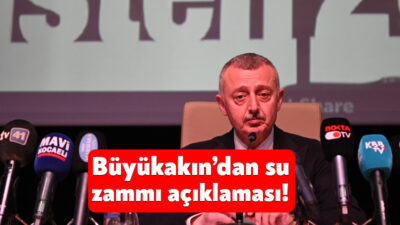 Kocaeli Büyükşehir Belediye Başkanı Tahir Büyükakın su zammıyla ilgili olarak