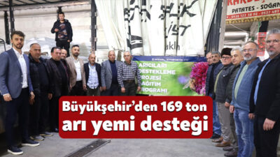 Büyükşehir, yaklaşık 802 arıcıya yüzde 50 hibeli 169 ton beyaz