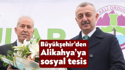 Kocaeli Büyükşehir Belediye Başkanı Doç.Dr.Tahir Büyükakın tarafından Alikahya’da hizmete açılan