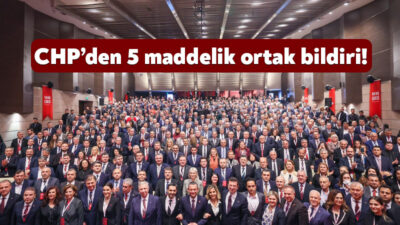 Cumhuriyet Halk Partisi Genel Başkanı Özgür Özel’in başkanlığında yapılan ve