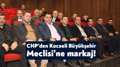 Kocaeli Büyükşehir Belediyesi’nin kasım ayı meclis toplantısı 173 günde maddesiyle