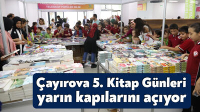Çayırova 5. Kitap Günleri'nin yarın açılış töreni gerçekleştirilecek ve 24