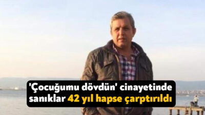 Kocaeli'nde çocuğunu dövdüğünü iddia ettiği şahsı bıçaklayarak öldüren sanık ile