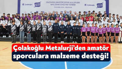 Çolakoğlu Metalurji, gençlik ve spor alanında önemli bir projeye imza
