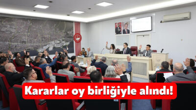 Derince Belediye Meclisi’nin Kasım Ayı Olağan Toplantısı’nda görüşülen sekiz gündem
