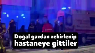 İzmit’te bir apartman dairesinde doğal gaz kaçağından dolayı vatandaşlar zehirlenerek