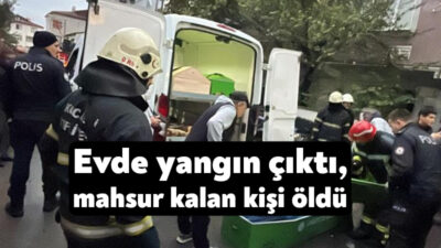 Kocaeli'nin Darıca ilçesinde bir evde çıkan yangında 40 yaşındaki Muhammet