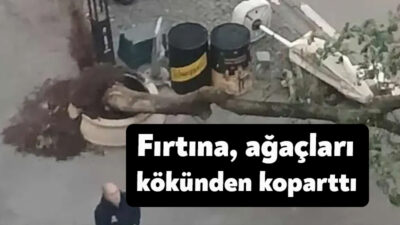 Meteoroloji Bölge Müdürlüğü ve Kocaeli Valiliği'nin uyarılarda bulunduğu şiddetli fırtına,