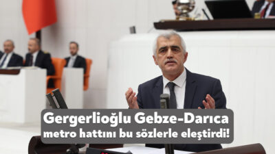 DEM Parti Kocaeli Milletvekili Ömer Faruk Gergerlioğlu Ulaştırma ve Altyapı
