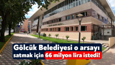Gölcük Belediyesi, Yazlık Ilıca Tesisleri’nin yanında yer alan arazi satışı