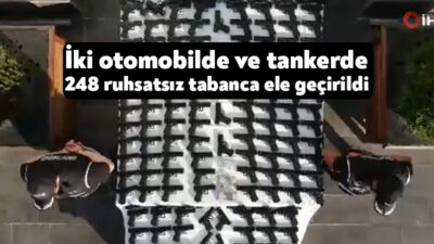 Kocaeli'nin Kartepe ilçesinde iki otomobil ve bir tankerde yapılan aramada