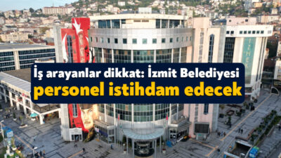 İzmit Belediyesi, iştiraki BEKAŞ bünyesinde istihdam edilmek üzere, “Mali Hizmetler