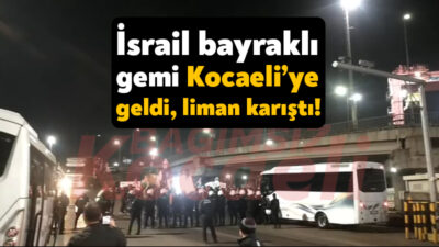 İsrail’in Gazze’de yaptığı soykırımın devam ettiği günlerde İsrail bayraklı bir