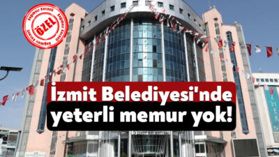 Sayıştay denetçileri İzmit Belediyesi’nde memurların yapması gereken işçileri yevmiyeli personelin
