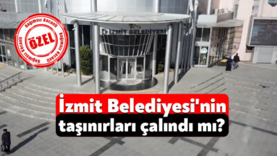 Sayıştay denetçileri 2023 yılı kayıtlarına göre belediye ambarında yer alan