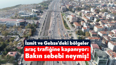Kocaeli Büyükşehir Belediyesi İzmit ve Gebze’de alt ve üst yapı