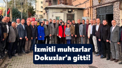Türkiye Muhtarlar Derneği Kocaeli Şube Başkanı Mustafa Ersoy ve İzmitli
