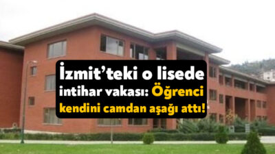 İzmit Muammer Dereli Fen Lisesi’nde eğitim görmekte olan B.S. isimli