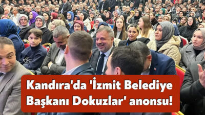 AK Parti Kandıra İlçe Kongresi'ne katılan AK Parti İzmit İlçe