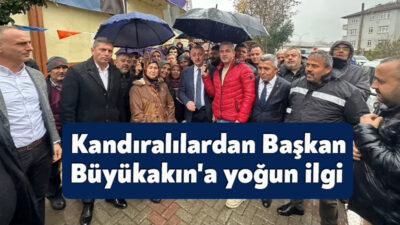 Kandıra Kongresi çıkışında Kocaeli Büyükşehir Belediye Başkanı Doç. Dr. Tahir