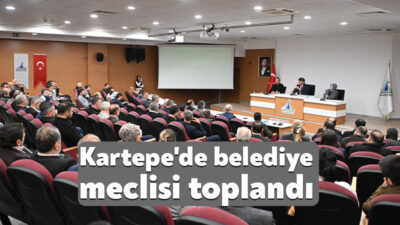 Kartepe Belediyesi Kasım Ayı olağan meclis toplantısı Kartepe Belediye Başkanı